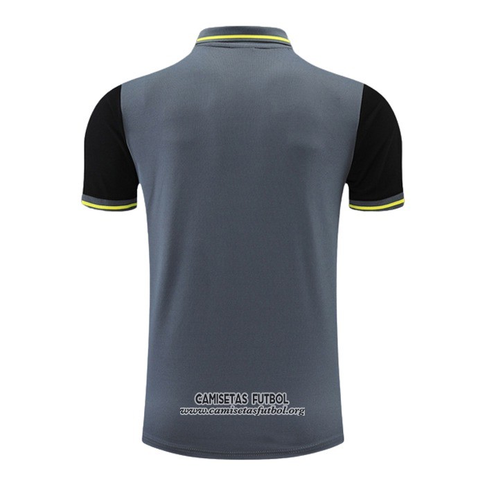 Camiseta Polo del Borussia Dortmund 2022/2023 Gris y Negro
